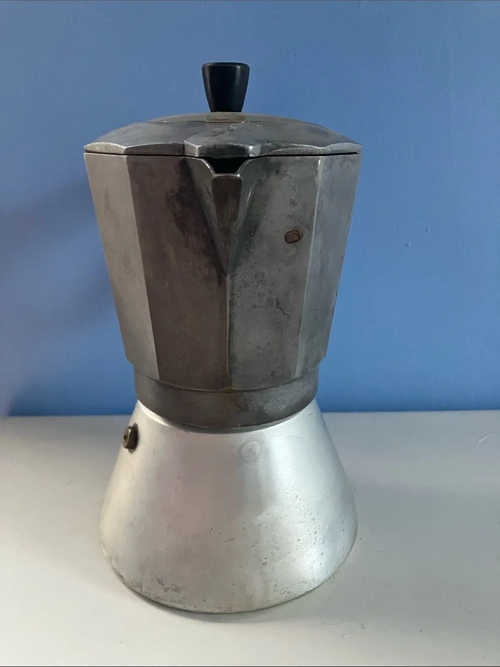 Vintage MCM Hotel Diamond Collection Moka Espresso Maker
